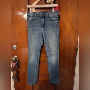 MOTHER The Mid Rise Dazzler Ankle Jeans In We The Animals - Sz - 29